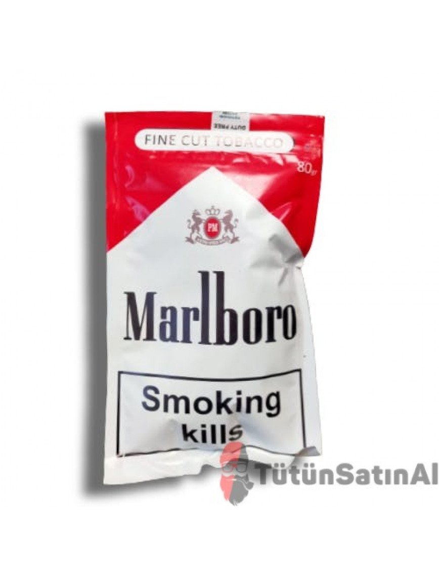 Marlboro Red 80 gr İthal Sigara Sarma Tütünü Marlboro Red 80 gr İthal Sigara Sarma Tütünü