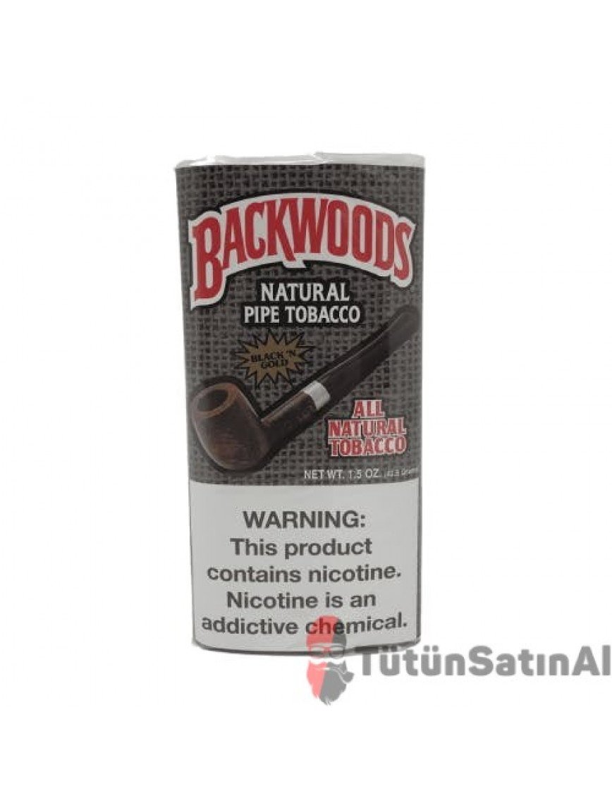 Backwoods Mild Natural Black 'N Gold Pipo Tütünü Backwoods Mild Natural Black 'N Gold Pipo Tütünü
