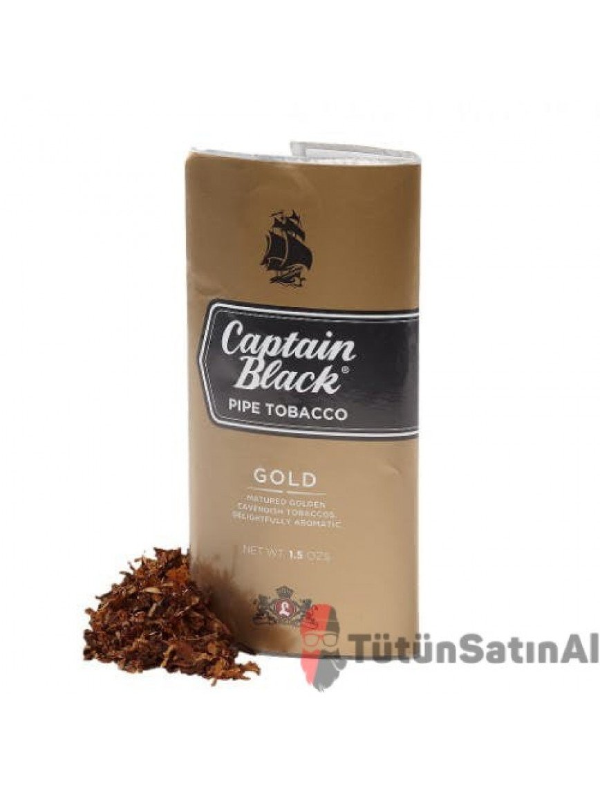 Captain Black Gold (Sarı-Altın) İthal Pipo Tütünü Captain Black Gold (Sarı-Altın) İthal Pipo Tütünü