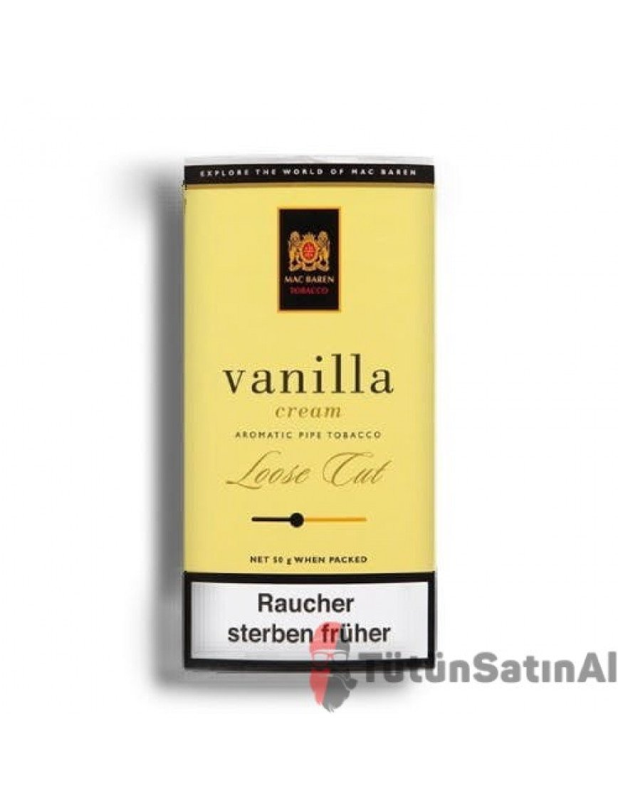 Mac Baren Vanillia Cream İthal Pipo Tütünü Mac Baren Vanillia Cream İthal Pipo Tütünü