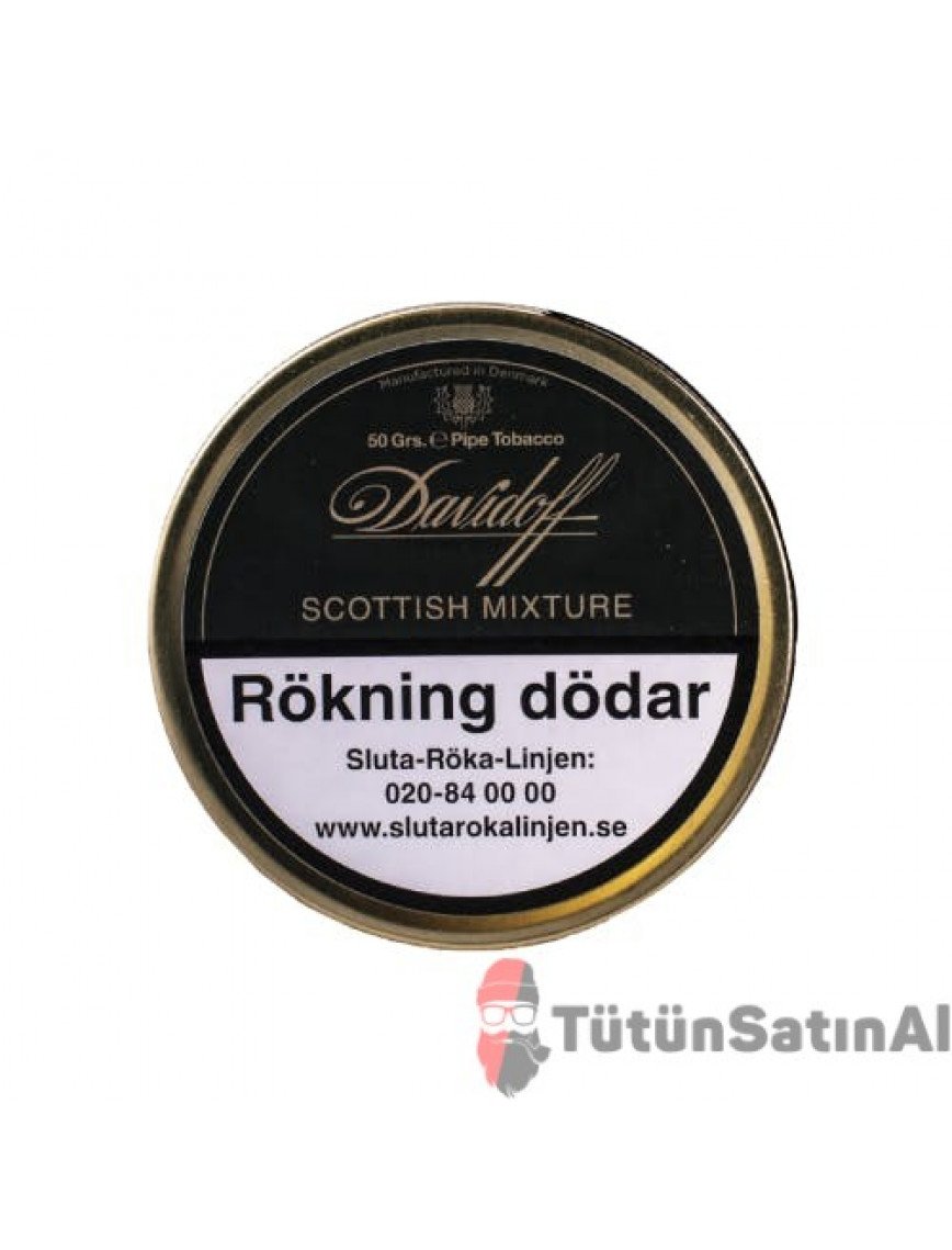 Davidoff Scottish Mixture İthal Pipo Tütünü 50 Gr Teneke Davidoff Scottish Mixture İthal Pipo Tütünü 50 Gr Teneke