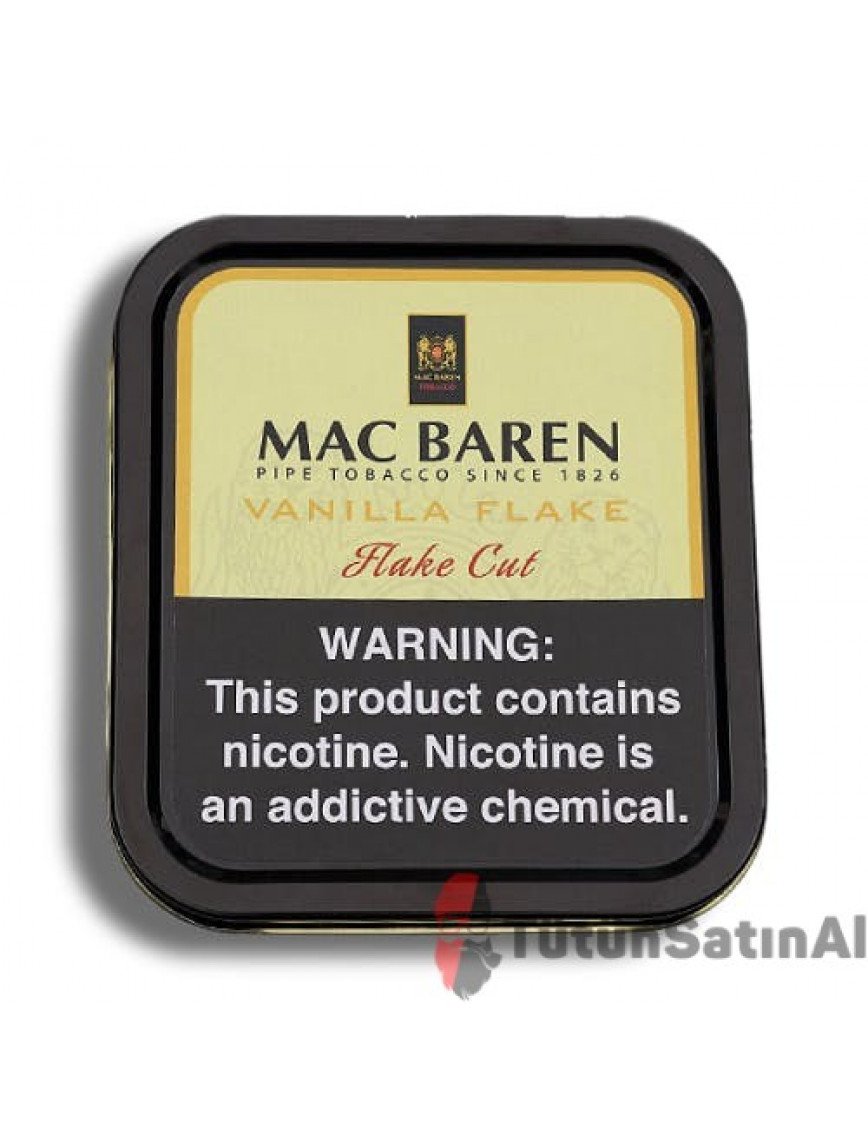 Mac Baren Vanilla Flake 50gr İthal Pipo Tütünü Mac Baren Vanilla Flake 50gr İthal Pipo Tütünü