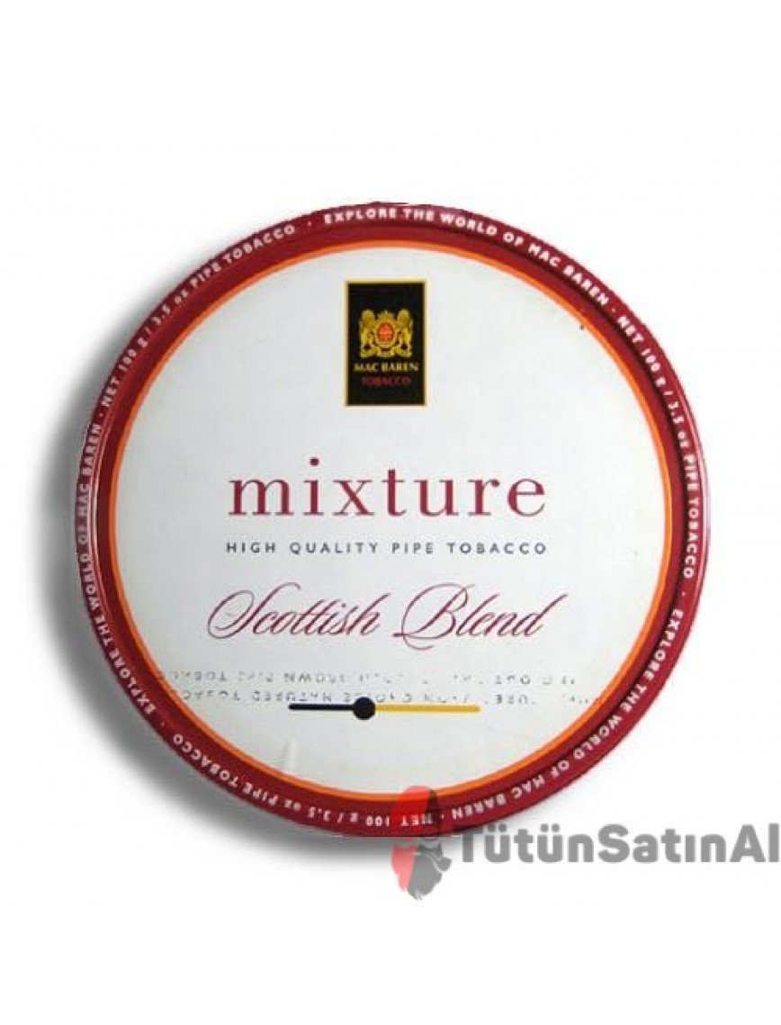 Mac Baren Mixture Scottish Blend ( Hafif Aromatik) Pipo Tütünü Mac Baren Mixture Scottish Blend ( Hafif Aromatik) Pipo Tütünü
