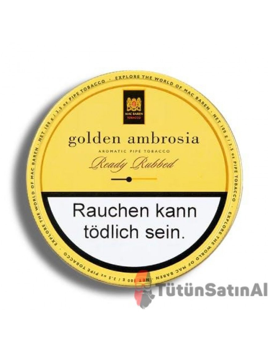 Mac Baren Golden Ambrosia Pipo Tütünü Mac Baren Golden Ambrosia Pipo Tütünü