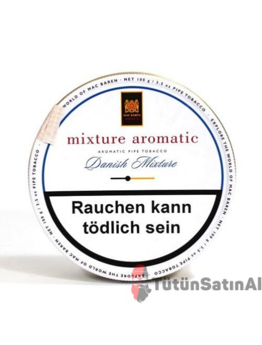 Mac Baren Mixture Aromatic İthal Pipo Tütünü Mac Baren Mixture Aromatic İthal Pipo Tütünü