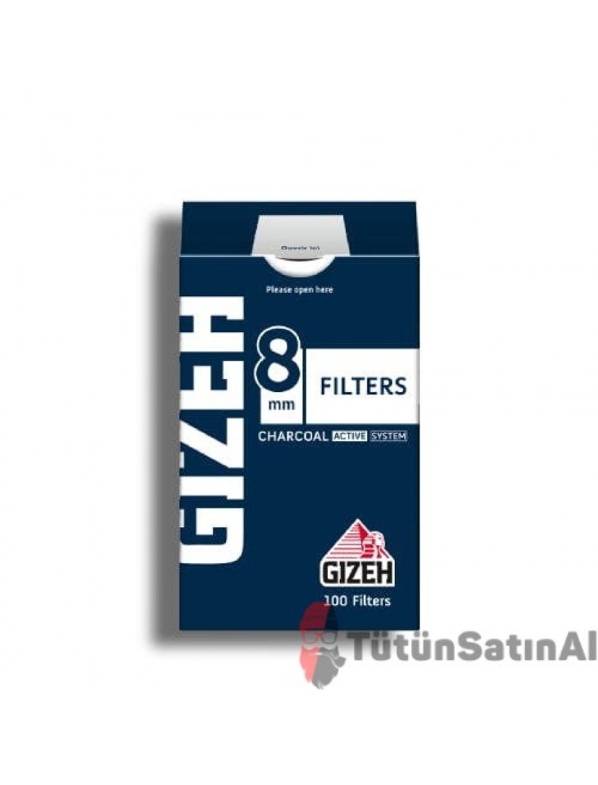 Gizeh Pop-Up 8mm Kömürlü Kutu Filtre Gizeh Pop-Up 8mm Kömürlü Kutu Filtre