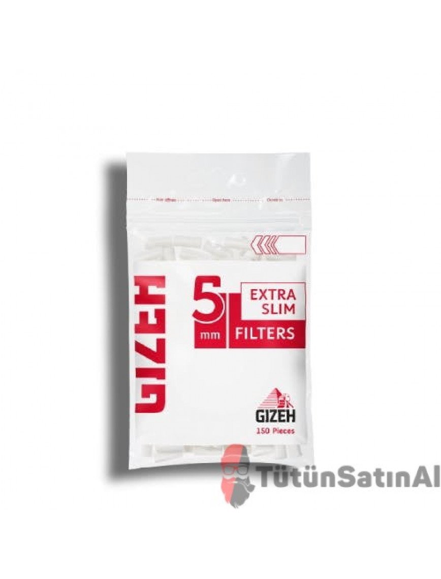Gizeh Extra Slim 5.3 mm Poşet Filtre Gizeh Extra Slim 5.3 mm Poşet Filtre