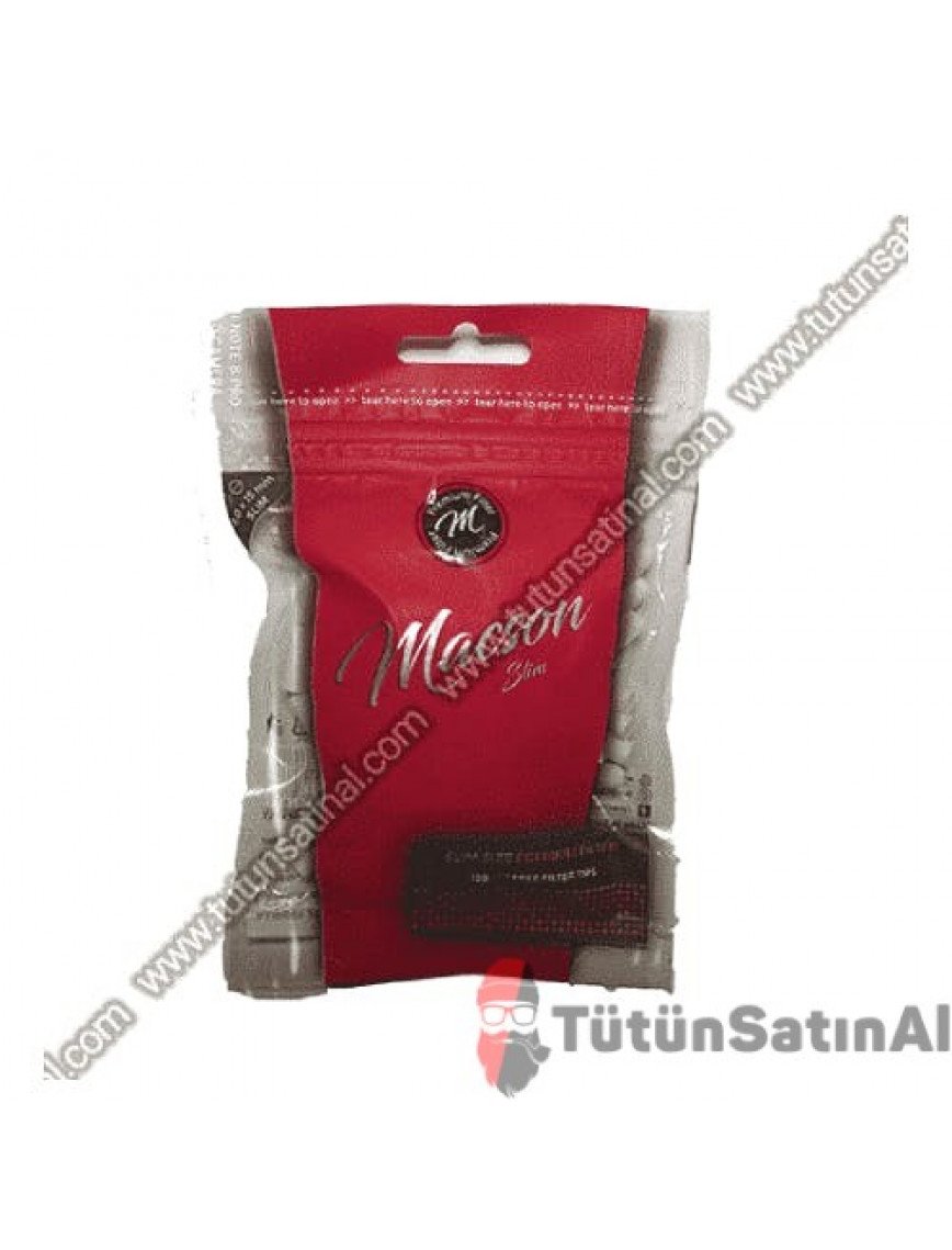 Macson Filtre Slim Size 6.0mm Tütün Sarma Filtresi Macson Filtre Slim Size 6.0mm Tütün Sarma Filtresi
