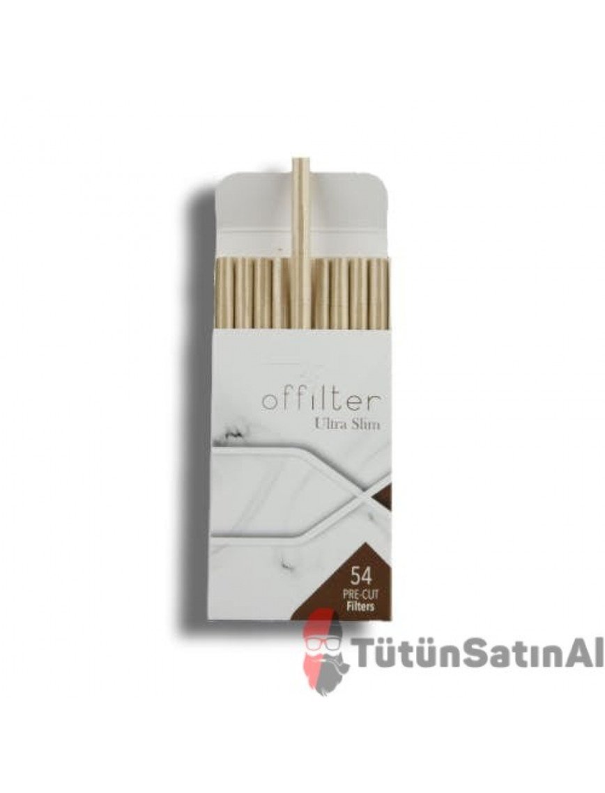 Offilter 5,7 mm Organik Filtre 54'lü Offilter 5,7 mm Organik Filtre 54'lü