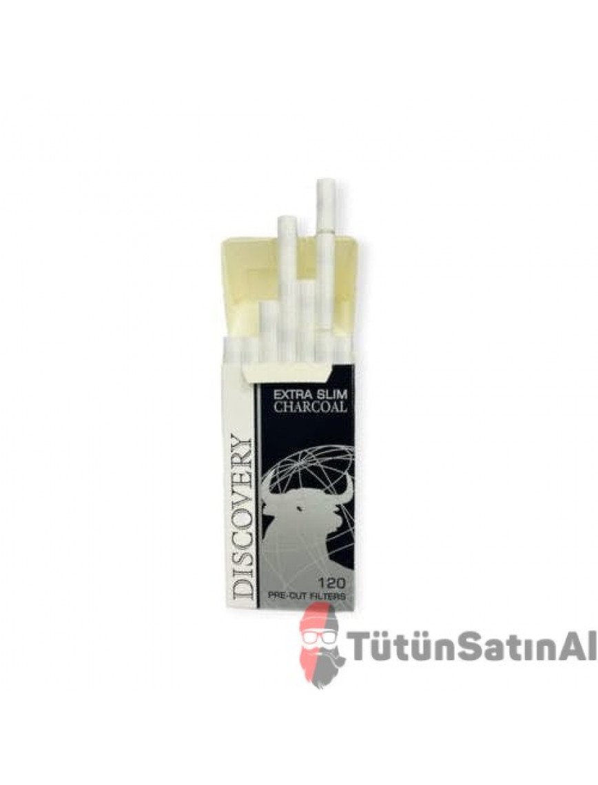 Discovery Charcoal Extra Slim 5.7 Kömürlü Filtre Discovery Charcoal Extra Slim 5.7 Kömürlü Filtre