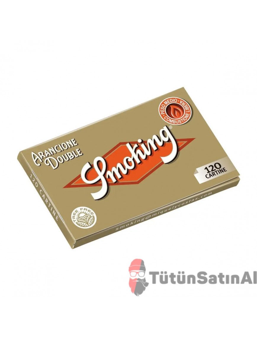 Smoking Arancione Double 120'li Tütün Sarma Kağıdı (Orta) Smoking Arancione Double 120'li Tütün Sarma Kağıdı (Orta)