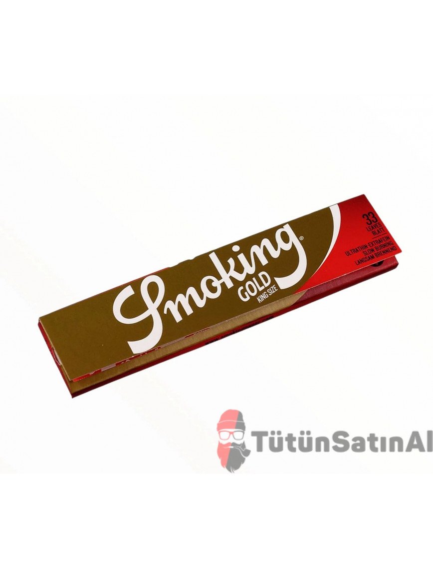 Smoking Gold Zıvanalı Sigara Sarma Kağıdı Smoking Gold Zıvanalı Sigara Sarma Kağıdı