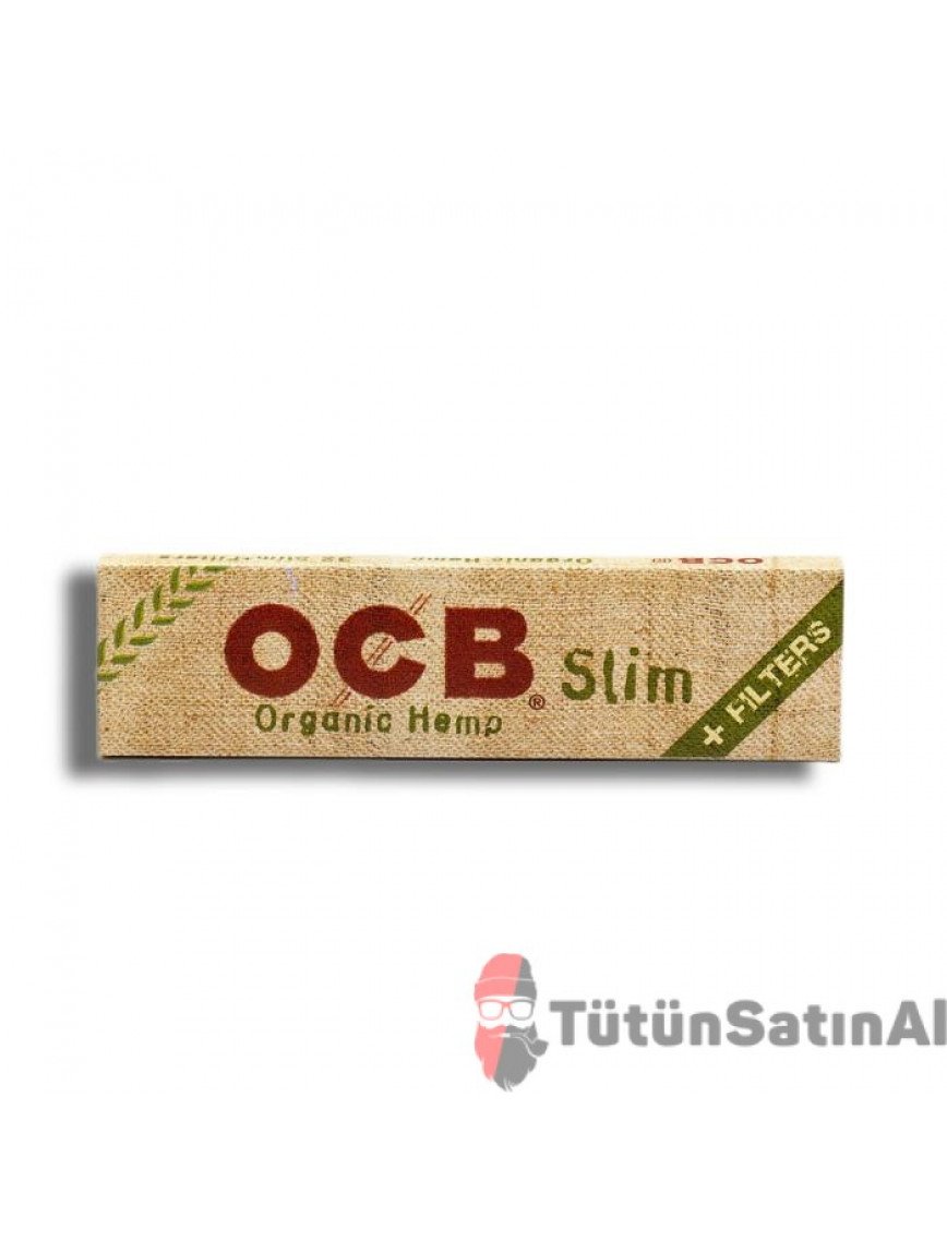 OCB King Size Organic Hemp Slim Sarma Kağıdı Zıvanalı Tane OCB King Size Organic Hemp Slim Sarma Kağıdı Zıvanalı Tane