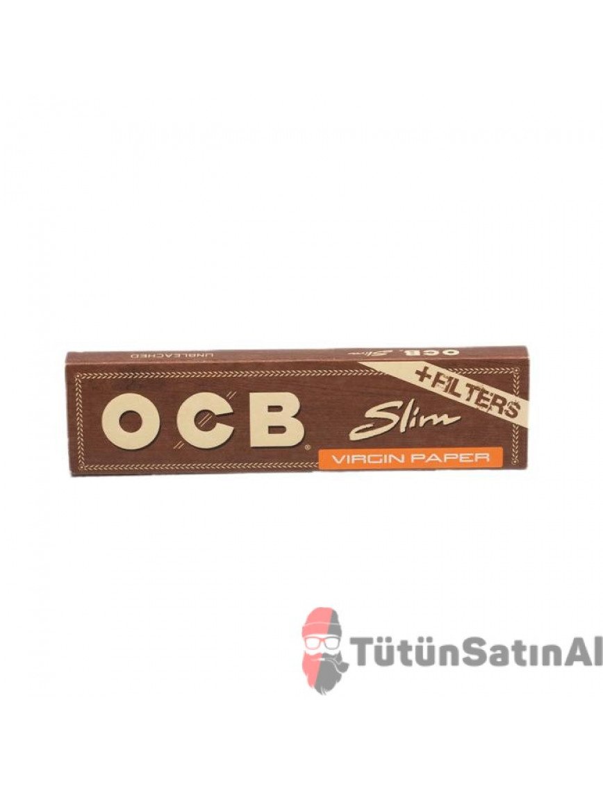 OCB King Size Virgin Paper Filter Kahverengi Zıvanalı OCB King Size Virgin Paper Filter Kahverengi Zıvanalı