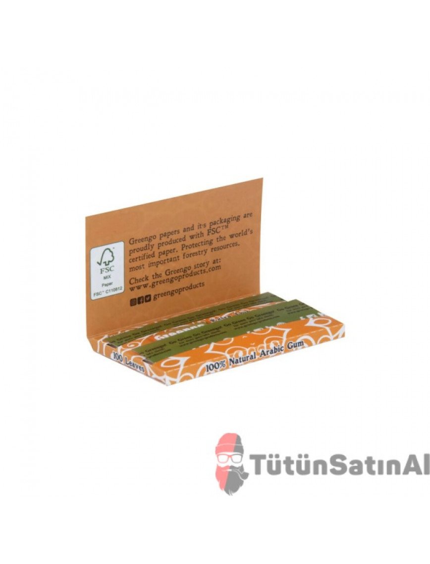 Greengo Extra Thin Organik Double Tütün Sarma Kağıdı Greengo Extra Thin Organik Double Tütün Sarma Kağıdı