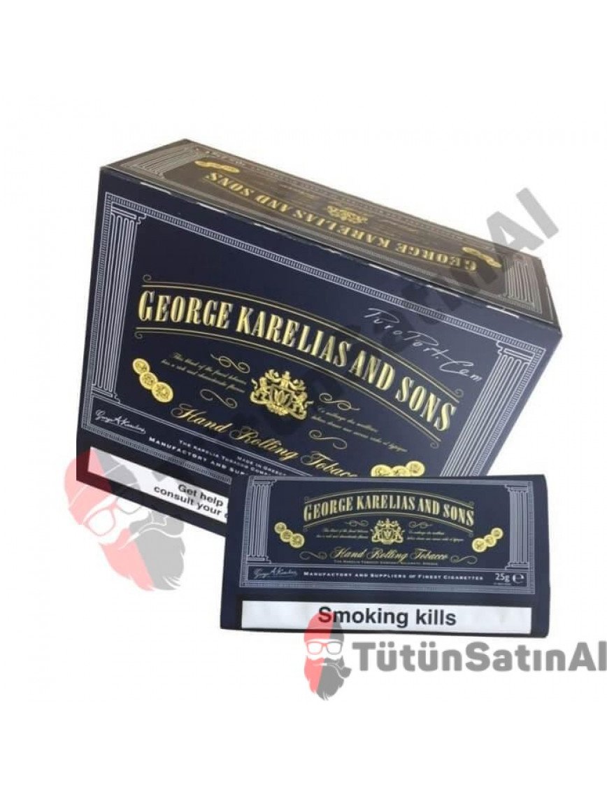 George Karelias and Sons Mavi Tütün – 25gr George Karelias and Sons Mavi Tütün – 25gr