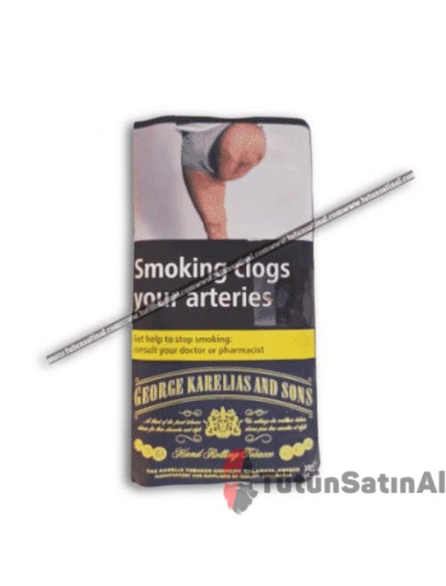 George Karelias And Sons Blue Tütün 30gr George Karelias And Sons Blue Tütün 30gr