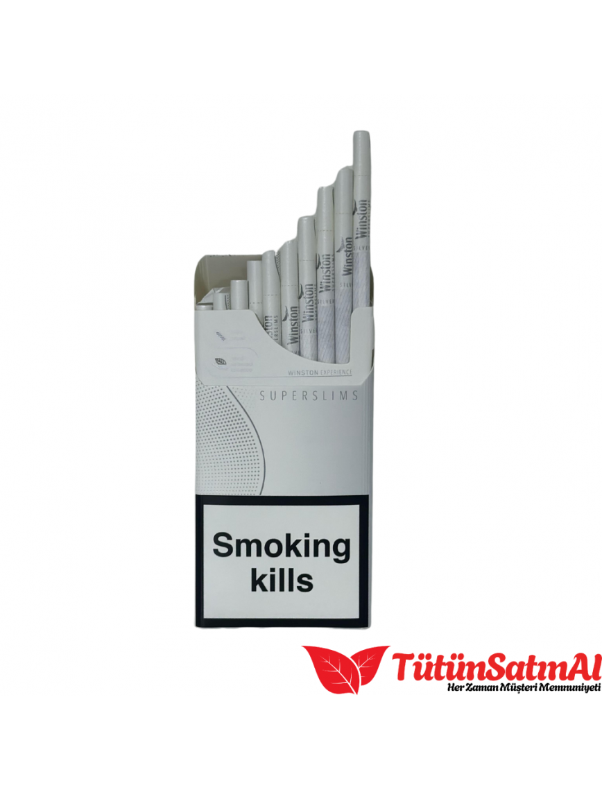 Winston Silver Superslims İthal Sigara Winston Silver Superslims İthal Sigara