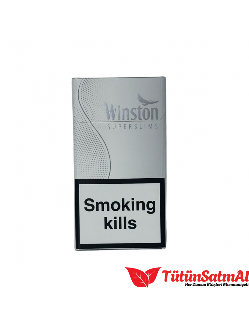 Winston Silver Superslims İthal Sigara Winston Silver Superslims İthal Sigara