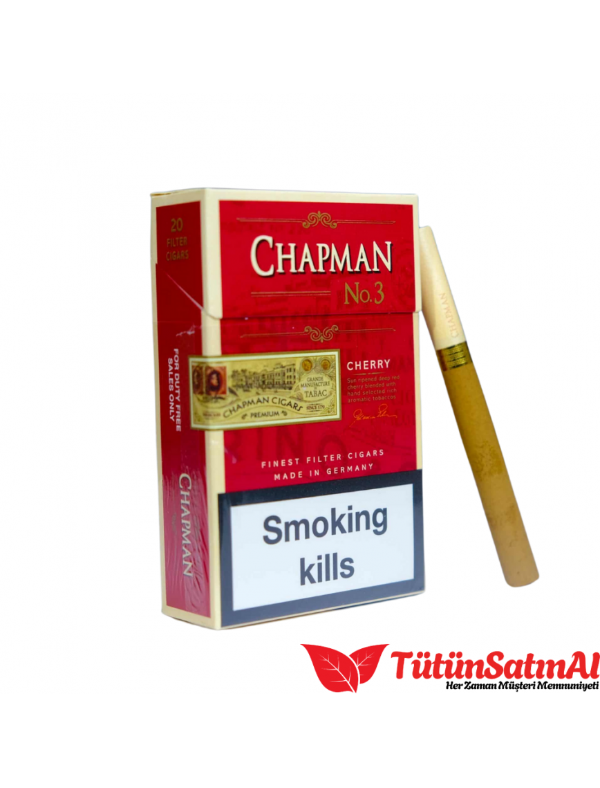 Chapman Sigarillo No3 Cherry Vişne - KALIN Chapman Sigarillo No3 Cherry Vişne - KALIN