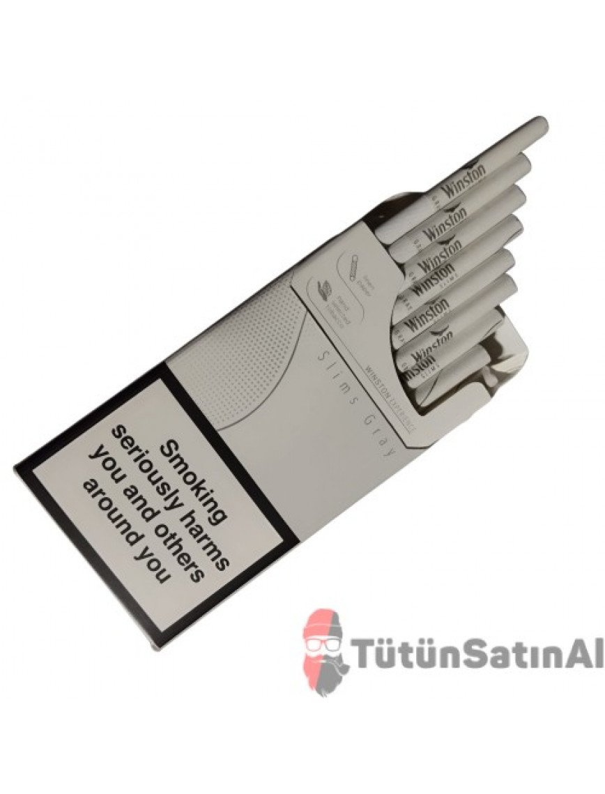 Winston Gray Super Slim (Duty Free) İthal Sigara Winston Gray Super Slim (Duty Free) İthal Sigara