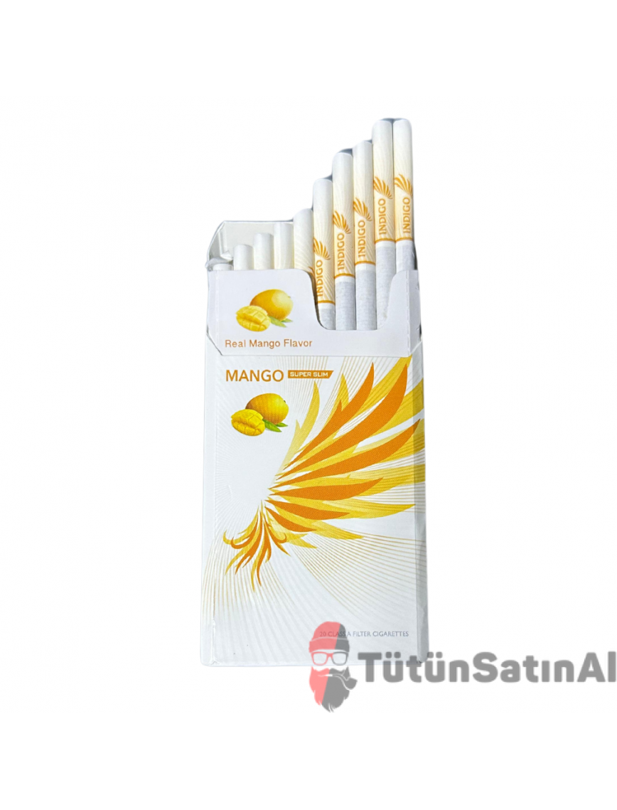 İNDİGO Mango Superslim Sigara - Mango aromalı sigara İNDİGO Mango Superslim Sigara - Mango aromalı sigara