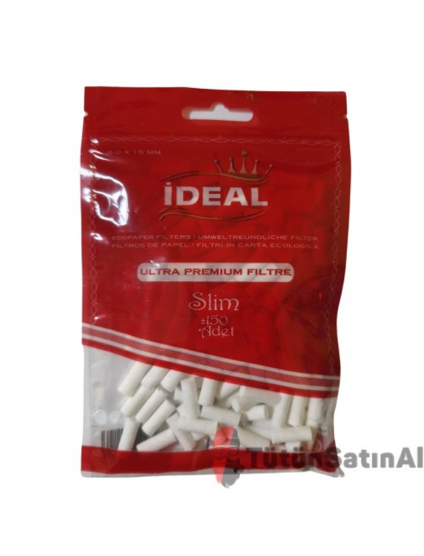 İdeal Ultra Premium Slim Filtre 6x15mm 150'li İdeal Ultra Premium Slim Filtre 6x15mm 150'li