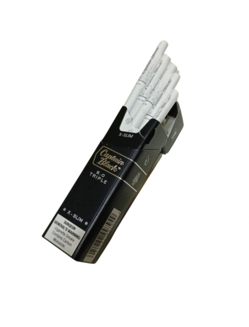 Captain Black 5.0 Triple X Slim İthal Sigara Captain Black 5.0 Triple X Slim İthal Sigara