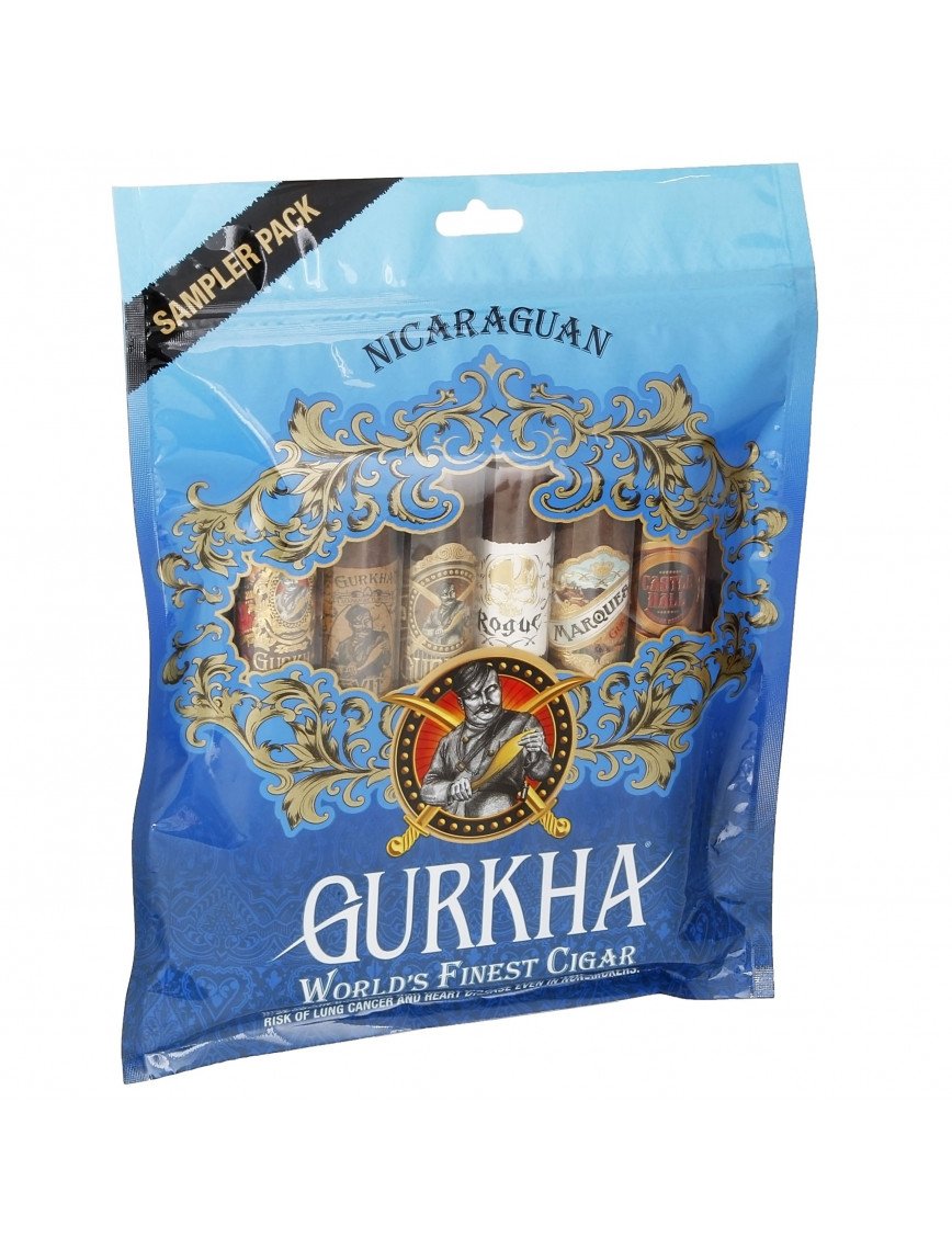 GURKHA PURO NICARAGUAN SAMPLE PACK Blue GURKHA PURO NICARAGUAN SAMPLE PACK Blue