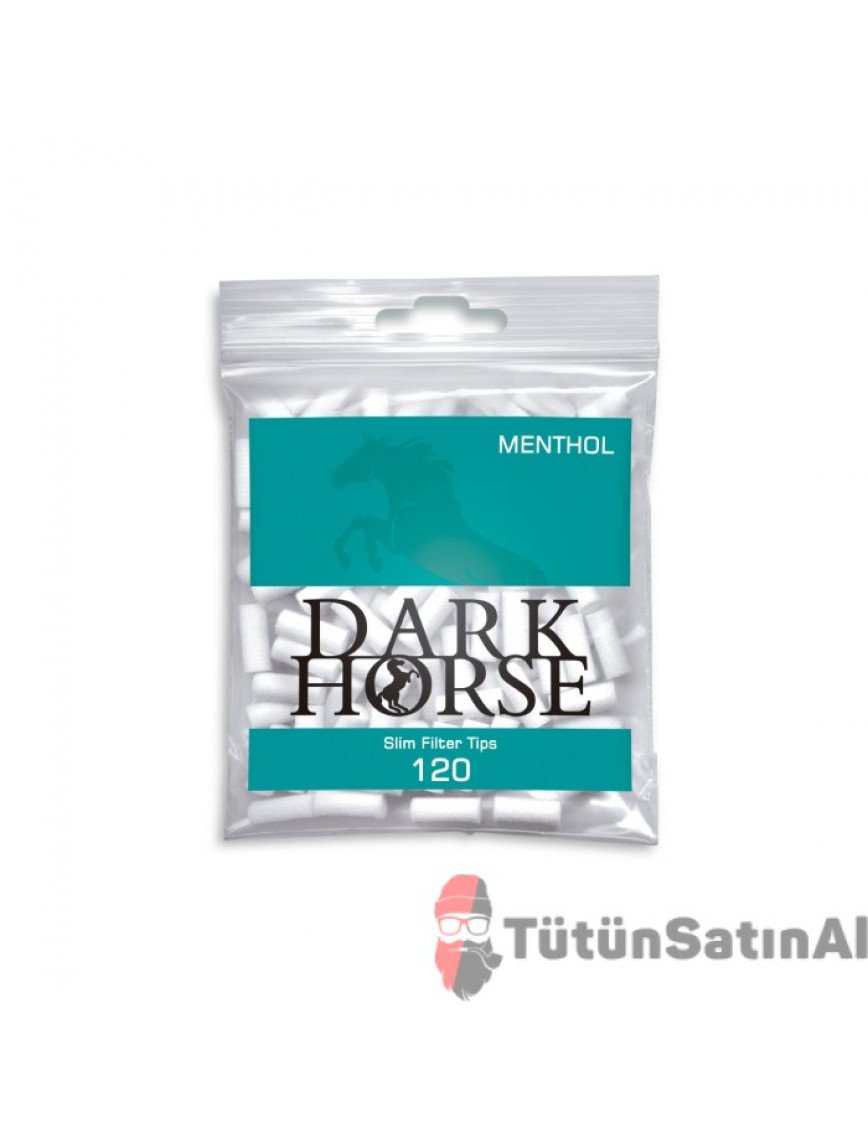 Dark Horse Slim Filter Tips Menthol 6 mm Dark Horse Slim Filter Tips Menthol 6 mm