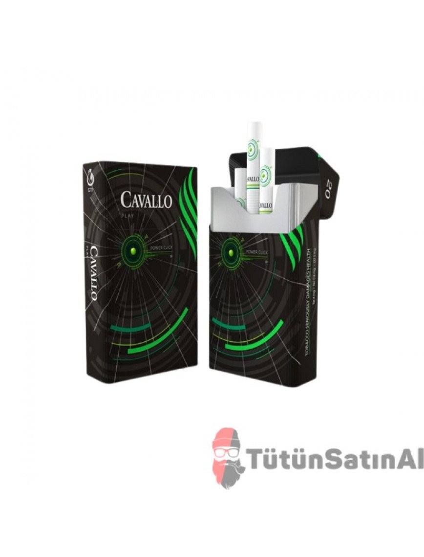 Cavallo Queen Play Green (Nane) İthal Sigara Cavallo Queen Play Green (Nane) İthal Sigara