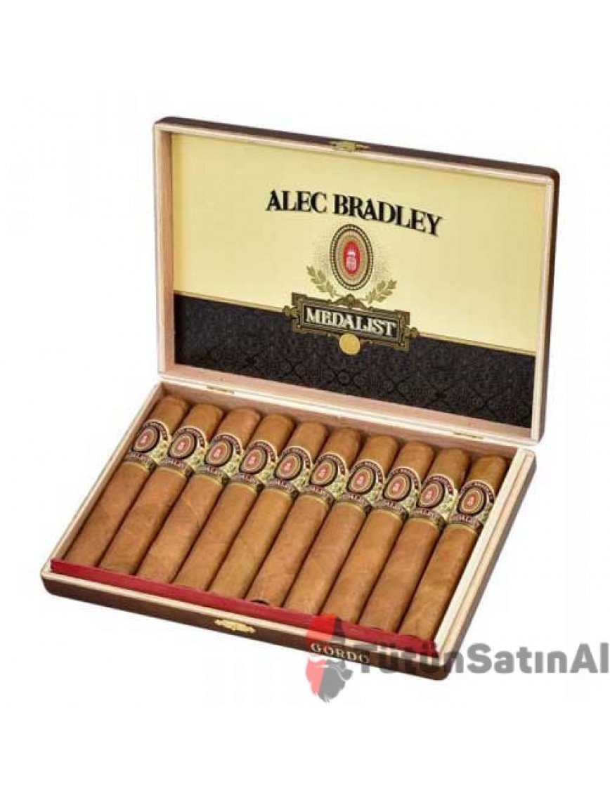 Alec Bradley Medalist Gordo - 10's Ahşap Kutu Alec Bradley Medalist Gordo - 10's Ahşap Kutu