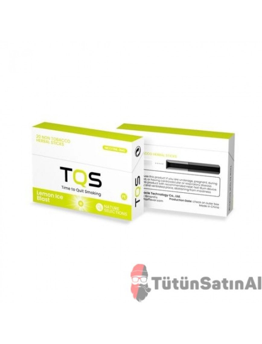 TQS LEMON ICE BLAST (LİMONLU BUZ) IQOS CİHAZ UYUMLU TQS LEMON ICE BLAST (LİMONLU BUZ) IQOS CİHAZ UYUMLU
