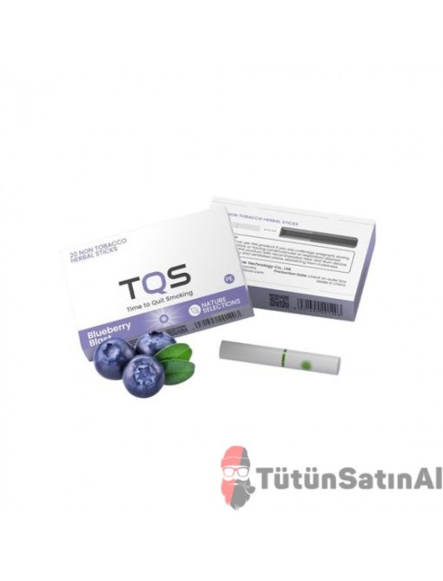 TQS BLUEBERRY (YABAN MERSİNİ AROMALI) IQOS CİHAZ UYUMLU TQS BLUEBERRY (YABAN MERSİNİ AROMALI) IQOS CİHAZ UYUMLU