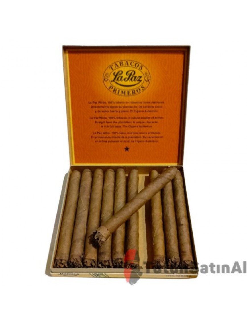 La Paz Wild Primeros 10 Cigaros Puro La Paz Wild Primeros 10 Cigaros Puro - Puro Sitesi