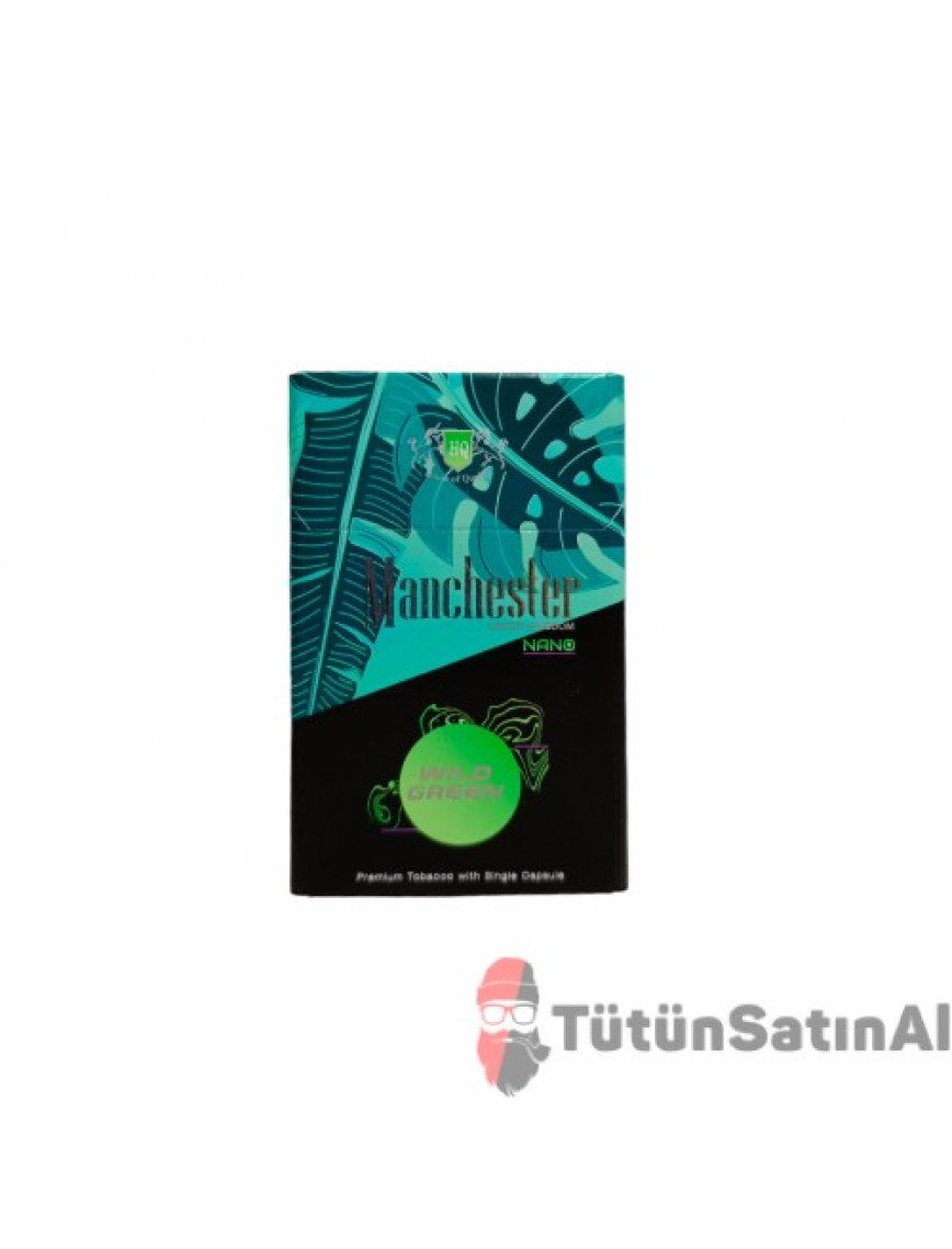 Manchester Nano Wild Green Mentollü Slim Sigara (Mentol Nane Aromalı) Manchester Nano Wild Green Mentollü Slim Sigara (Mentol Nane Aromalı)