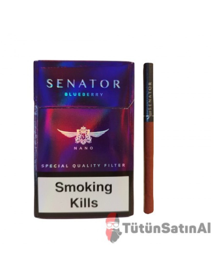 Senator Nano Blueberry (Yabanmersini) Slim Sigara Senator Nano Blueberry (Yabanmersini) Slim Sigara