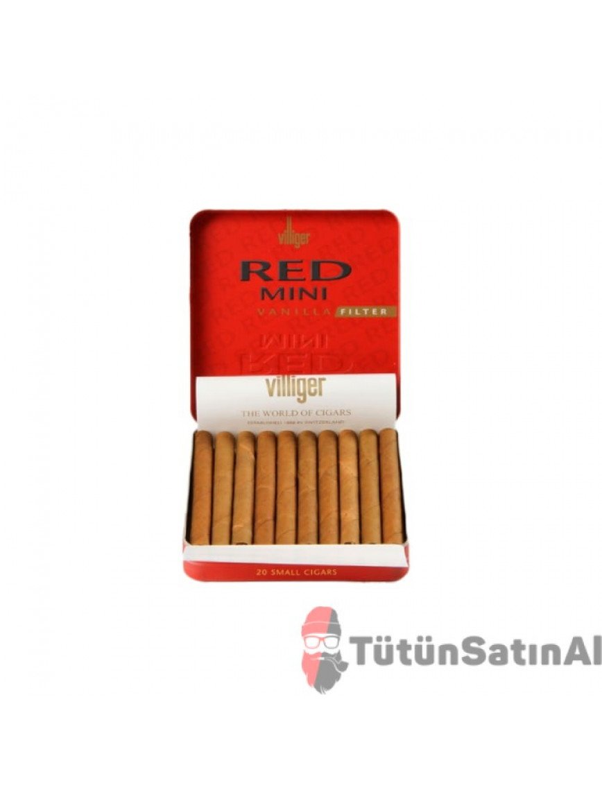 Villiger Red Mini Filter Sigarillo - 20's Villiger Red Mini Filter Sigarillo - 20's
