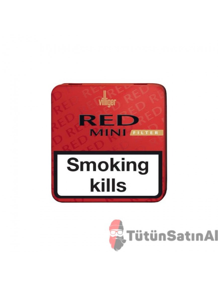 Villiger Red Mini Filter Sigarillo - 20's Villiger Red Mini Filter Sigarillo - 20's