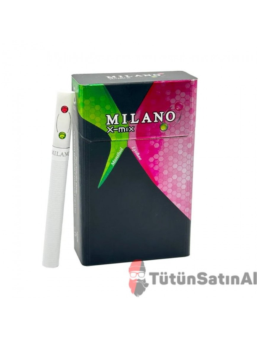 Milano X-mix ithal sigara - Liçi meyvesi & Mentol Milano X-mix ithal sigara - Liçi meyvesi & Mentol