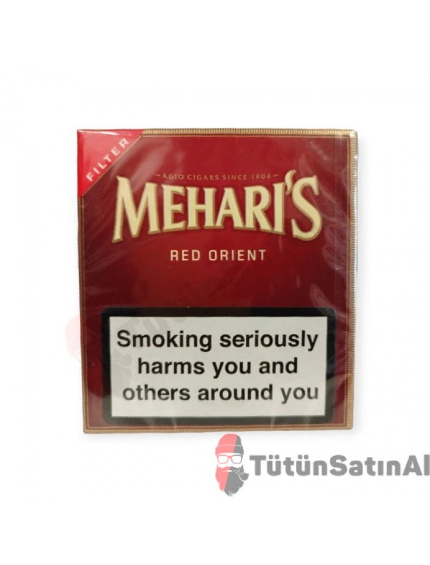 Mehari's Red Orient 20'li Filtreli Sigarillo Mehari's Red Orient 20'li Filtreli Sigarillo