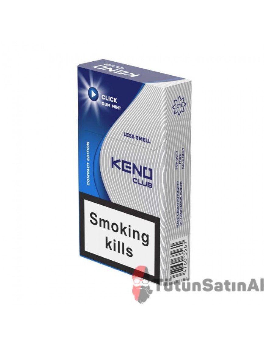 Keno Club Gum Mint (Kalın) İthal Sigara Keno Club Gum Mint (Kalın) İthal Sigara