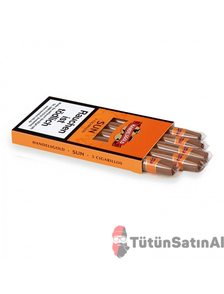 Handelsgold Sun - Portakal aromalı 5'li Sigarillo Handelsgold Sun - Portakal aromalı 5'li Sigarillo