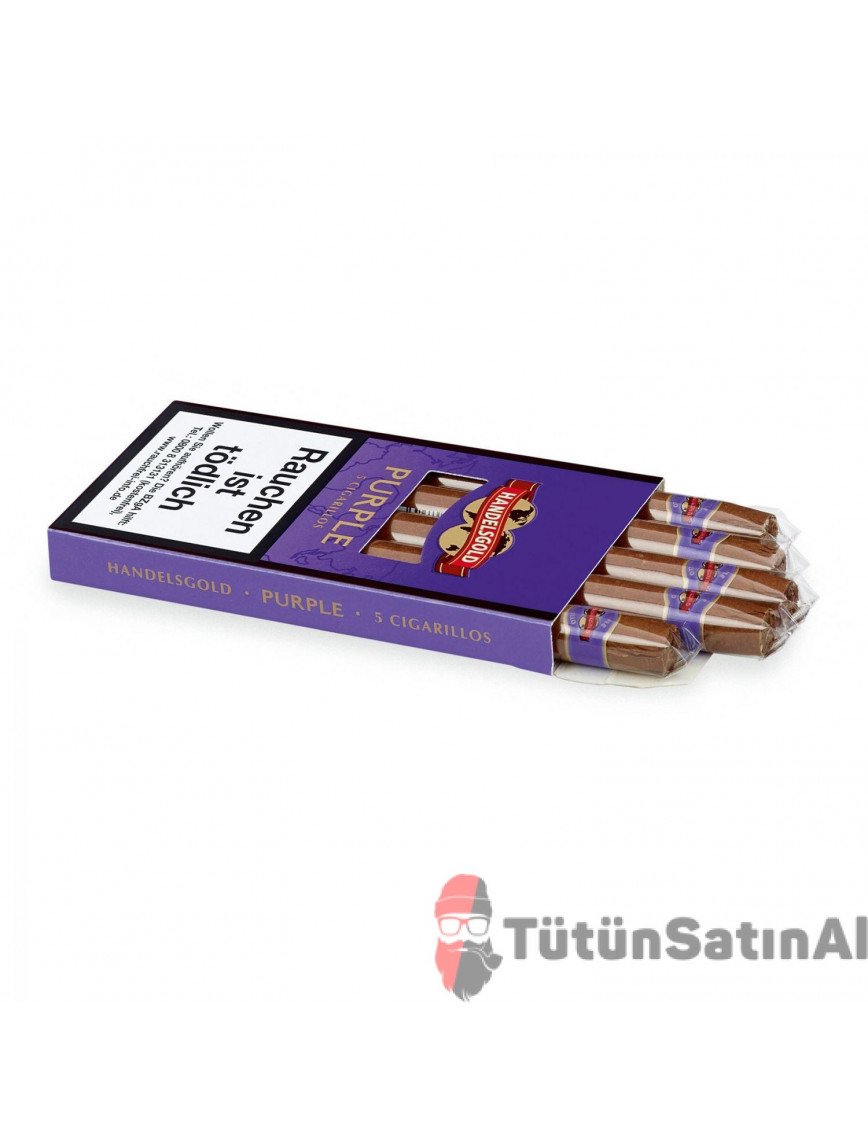 Handelsgold Purple - Yaban Mersini aromalı 5'li Sigarillo Handelsgold Purple - Yaban Mersini aromalı 5'li Sigarillo