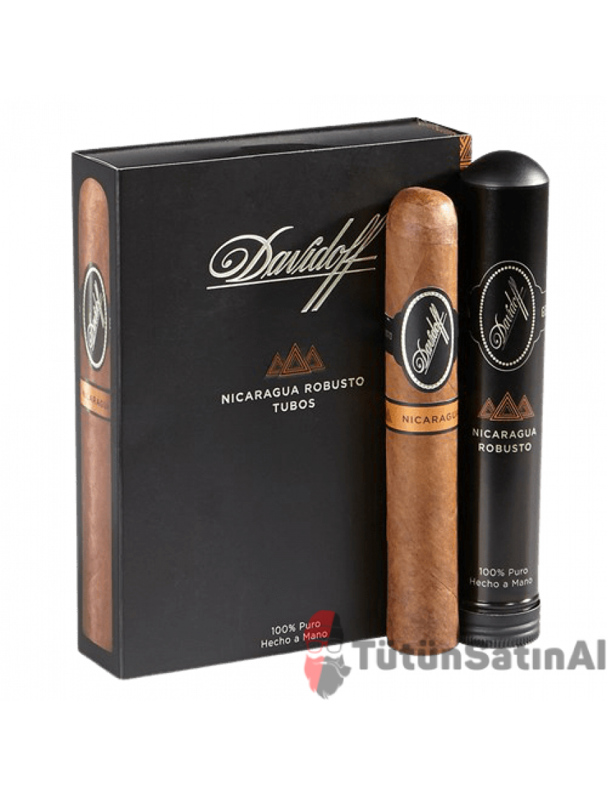 Davidoff Nikaragua Serisi Robusto Tubos 4'lü Paket 1/4 Davidoff Nikaragua Serisi Robusto Tubos 4'lü Paket 1/4