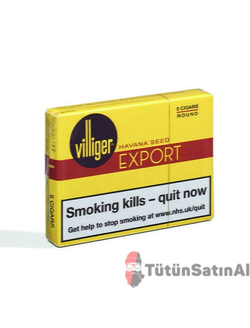 Villiger Export Preslenmiş / 5'li Paket Puro Satın Al Villiger Export Preslenmiş / 5'li Paket Puro Satın Al