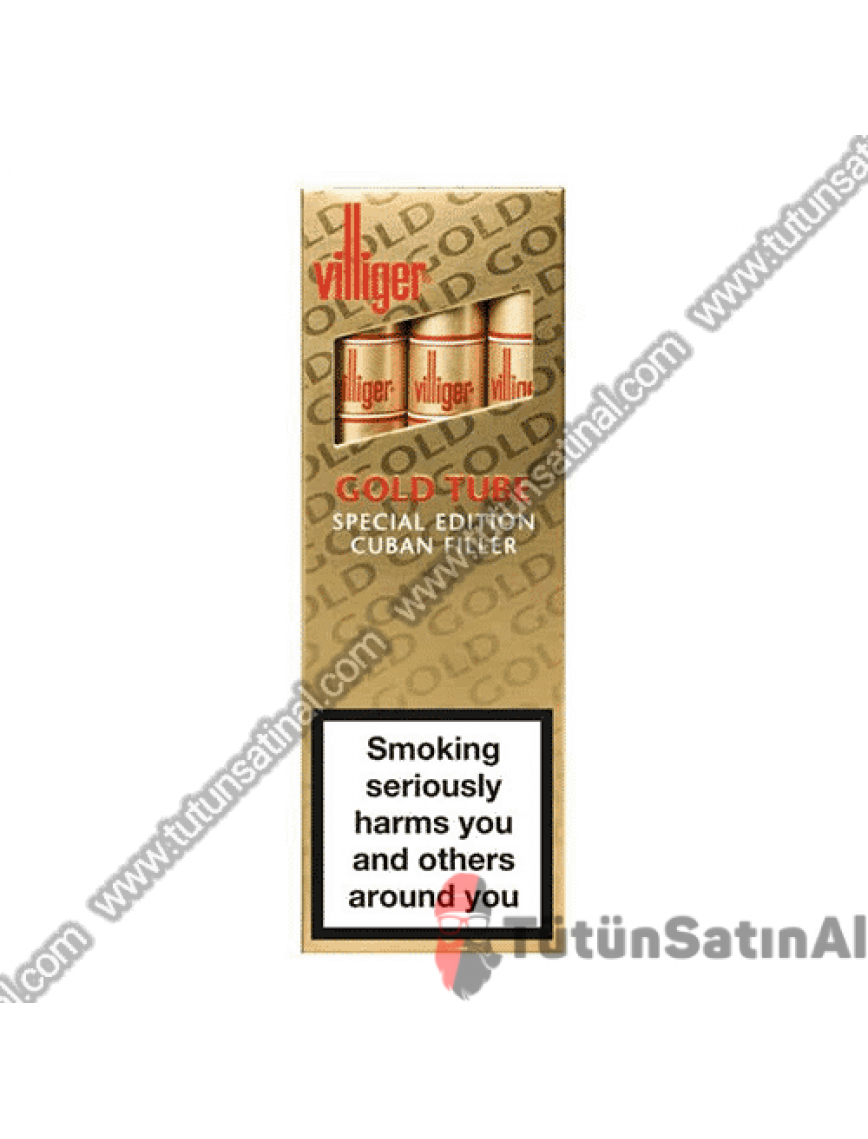 Villiger Gold Tube (Special Edition Cuban Filler) 3lü Villiger Gold Tube (Special Edition Cuban Filler) 3lü - Puro Sitesi