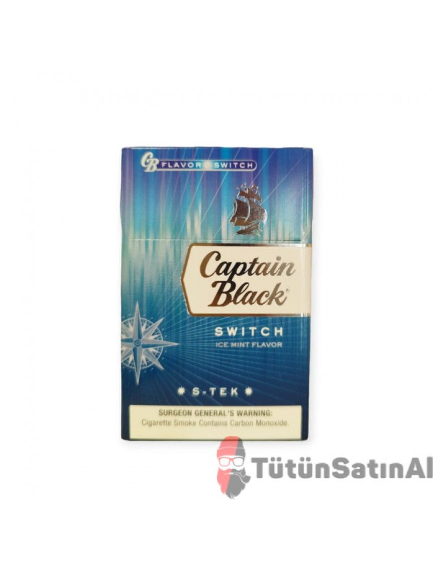 Captain Black Switch İce Mint Slim Flavor Mentollü Sigara Captain Black Switch İce Mint Slim Flavor Mentollü Sigara
