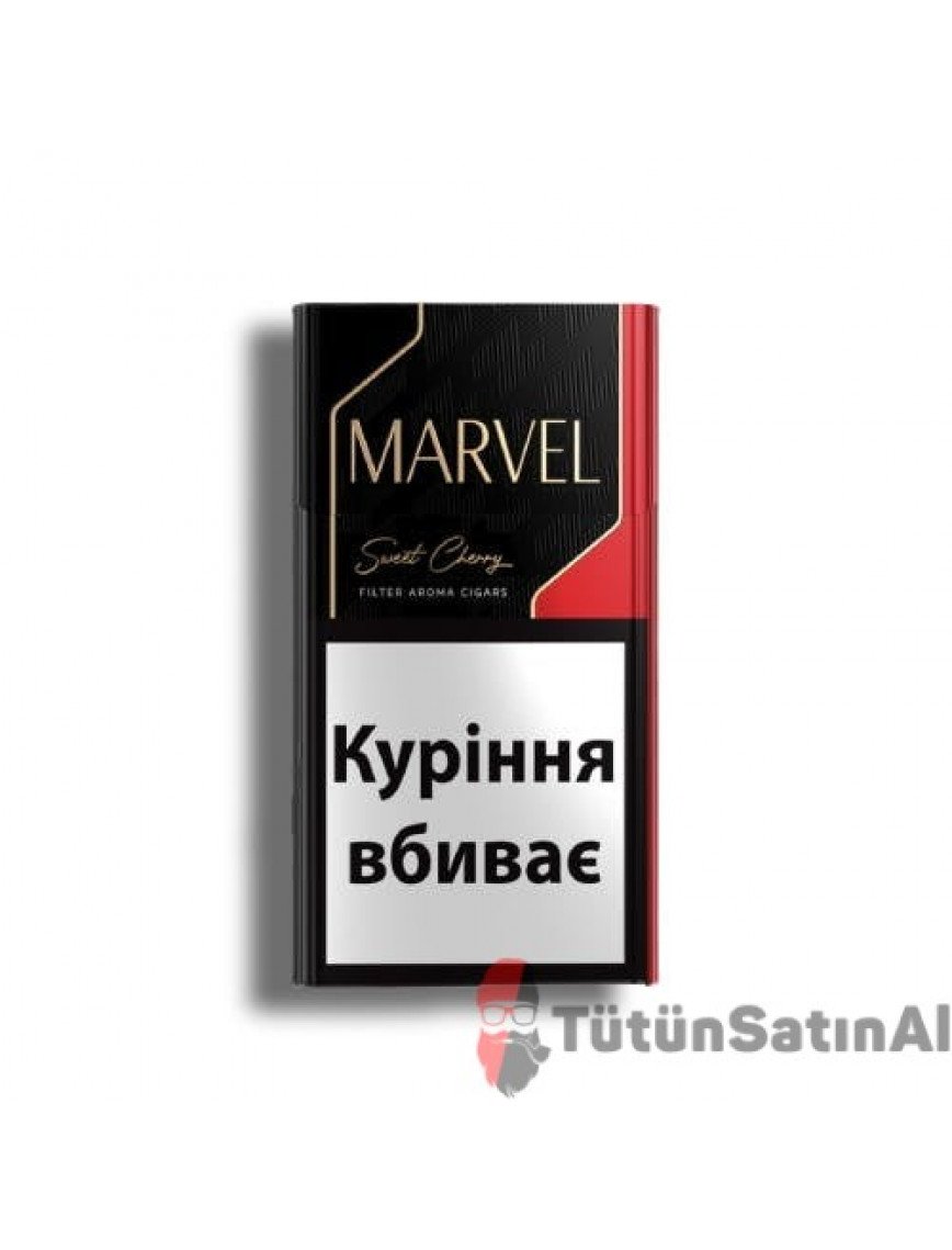 Marvel Black Red Sweet Cherry Kiraz Vişne Aromalı Sigara Marvel Black Red Sweet Cherry Kiraz Vişne Aromalı Sigara