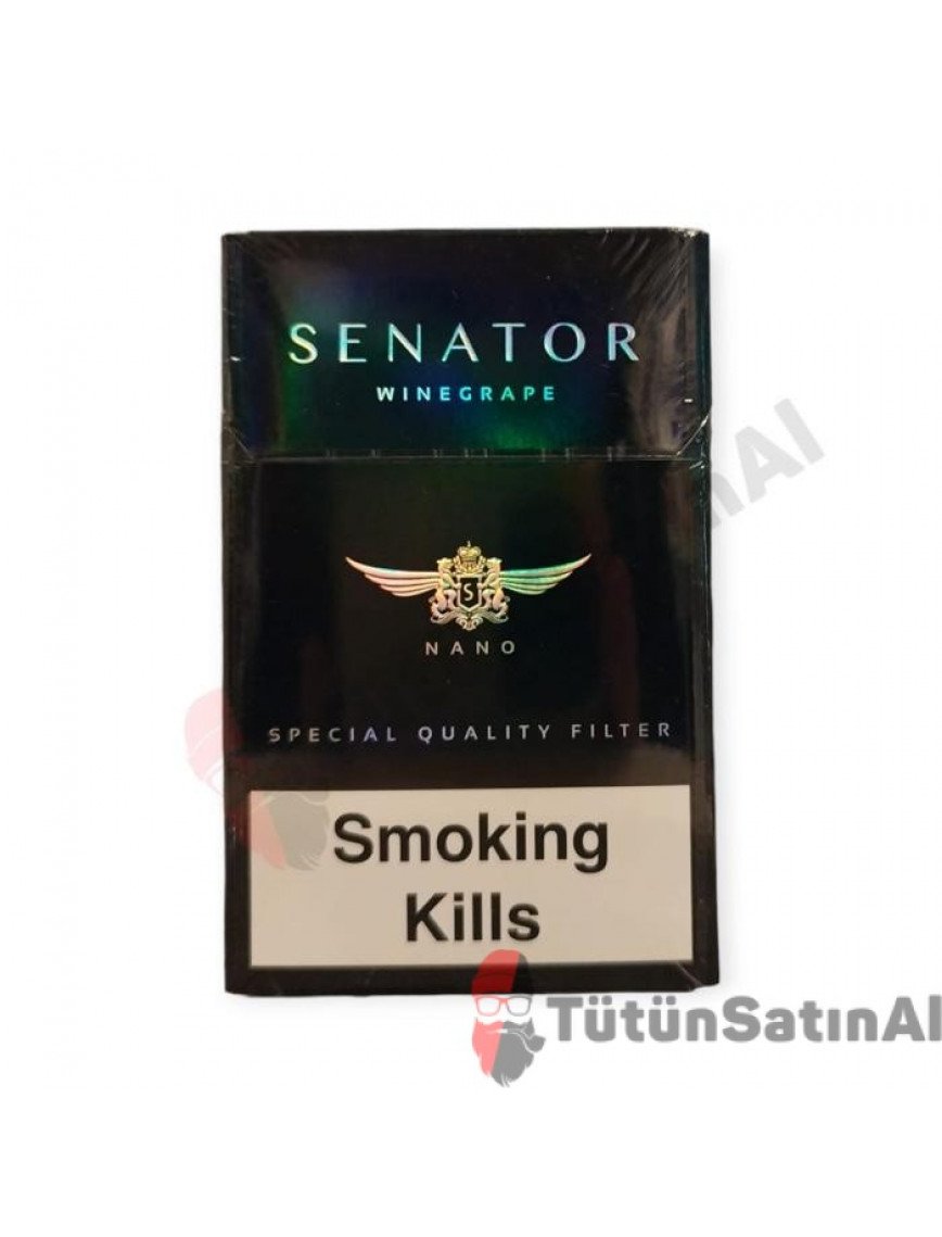 Senator Wine Grape (Üzüm Aromalı) Super Slim İthal Sigara Senator Wine Grape (Üzüm Aromalı) Super Slim İthal Sigara